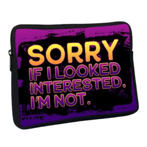 Sarcastic MacBook Pro 16" sleeve with witty graphics.