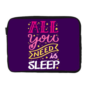 Cool quotes Dell 16" two-sided laptop sleeve, offering protection.