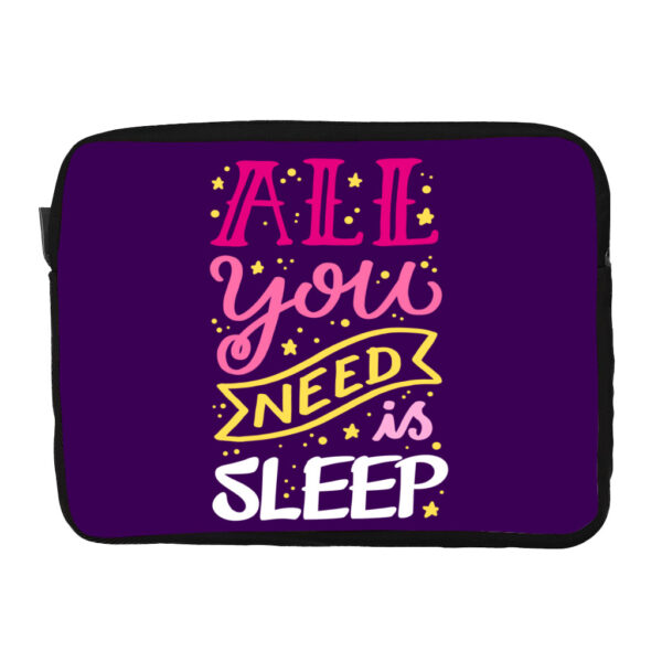 Cool quotes Dell 16" two-sided laptop sleeve, offering protection.