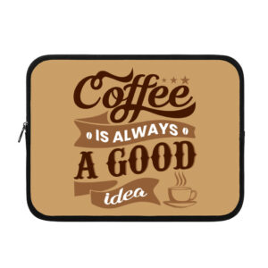 Coffee iPad creative tablet sleeve, fostering creativity.