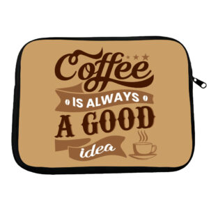 Coffee HP 16" creative laptop sleeve, fostering creativity.