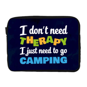 Camping Dell 16" two-sided cool sleeve, perfect for outdoor enthusiasts.