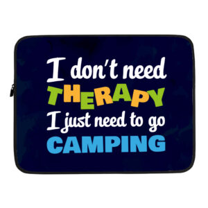 Camping Dell 16" cool laptop sleeve, perfect for outdoor enthusiasts.