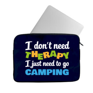 Camping MacBook Pro 14" cool sleeve, perfect for outdoor enthusiasts.