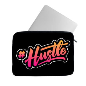 Hustle MacBook Pro 14" sleeve, inspiring and stylish design.