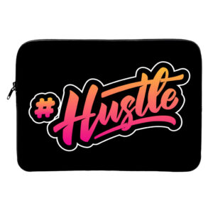 Hustle MacBook Air 14" sleeve, inspiring and stylish design.