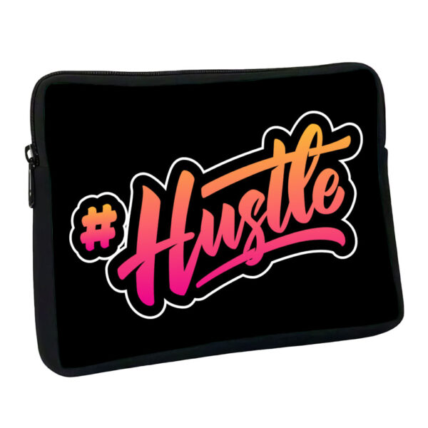 Hustle MacBook Pro 16" sleeve, inspiring and stylish design.