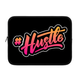 Hustle iPad hashtag sleeve, inspiring and stylish design.