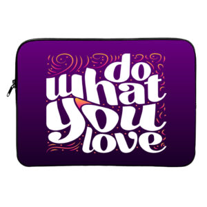 Do What You Love MacBook Air 14" sleeve, inspirational and protective.