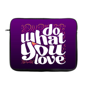 Stay inspired with our Do What You Love MacBook Pro 16" two-sided sleeve!