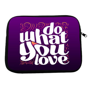 Do What You Love HP 16" sleeve, cute and motivational design.