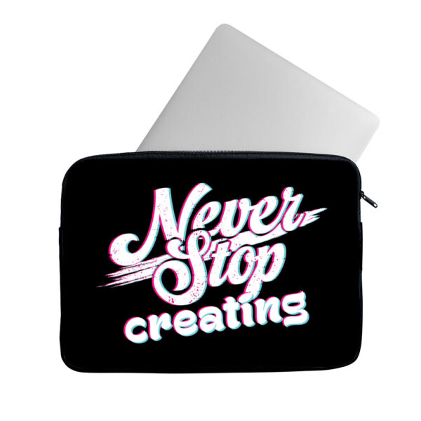 Inspirational MacBook Pro 14" sleeve, motivational design.