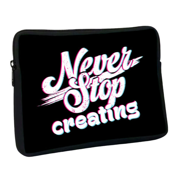 Inspirational MacBook Pro 16" sleeve, motivational design.