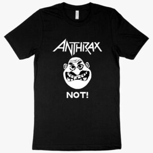Vintage Anthrax band tee, authentic collection, classic design.