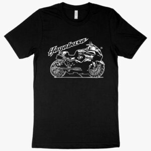 Hayabusa and Bike Tandem T-Shirt, perfect for adventurous cyclists.