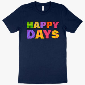 Vintage Cool Classic Happy Days Retro T-Shirt, perfect for nostalgic souls.