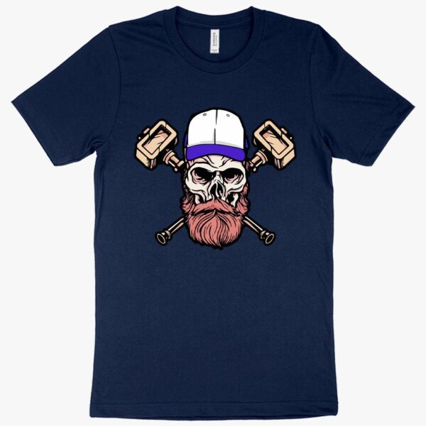 "Mechanic’s Edge" Skull & Hammer Lane T-Shirt featuring skull and hammer design.