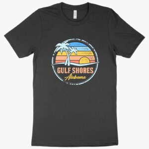 Capture the essence of Gulf Shores with our vintage-inspired tee!