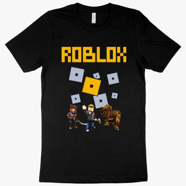 Funny Roblox Characters T-Shirt featuring playful gaming avatars.