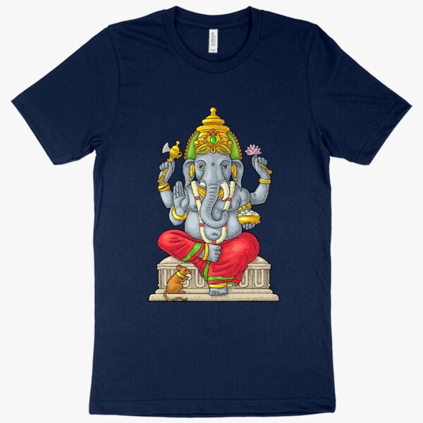 "Ganesha’s Grace" retro Hindu God t-shirt with vintage Ganesh graphic.