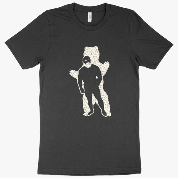 "Radiant Rainbow Stride" gay bear t-shirt featuring colorful bear graphic.