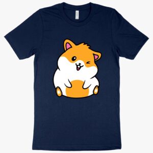 Hamster Funny Animal T-Shirt featuring cute hamster illustration.