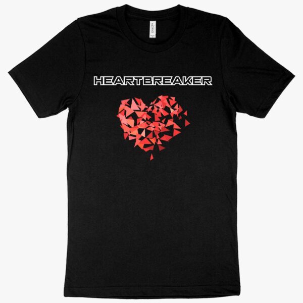 Heartbreaker Love T-Shirt with stylish heart graphic.