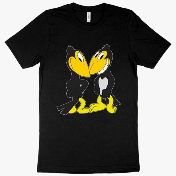 "Heckle and Jeckle" Cartoon T-Shirt featuring classic cartoon characters.