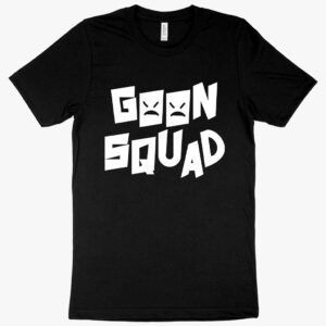 "Goon Squad" Funny T-Shirt with Cartoon Characters Graphic.