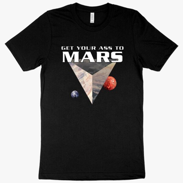 Total Recall T-Shirt featuring "Get Your Ass to Mars" quote.