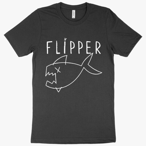 Iconic tee featuring Kurt Cobain and Flipper collaboration.