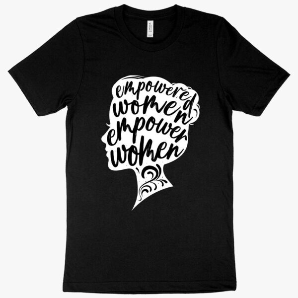 Symbolic tee featuring "Empowered Women Empowering" in bold typography.