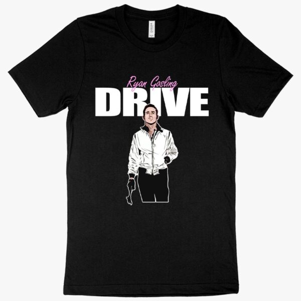 Stylish tee featuring design inspired by Ryan Gosling in Drive.