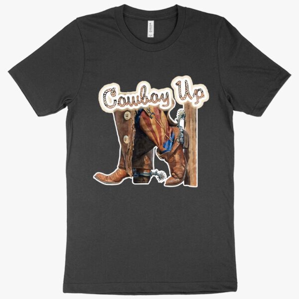 Saddle up in style with our Cowboy Up vintage tee.