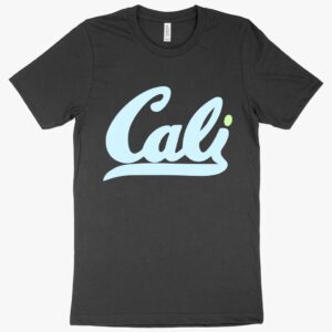 Stylish tee featuring CALI Strong California CA design.