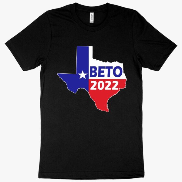 Long sleeve T-shirt featuring "Beto 2022" text with campaign logo.