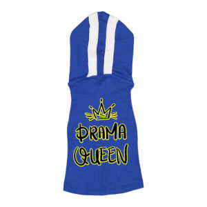 Stylish dog hoodie featuring Drama Queen Dog Shirt design.