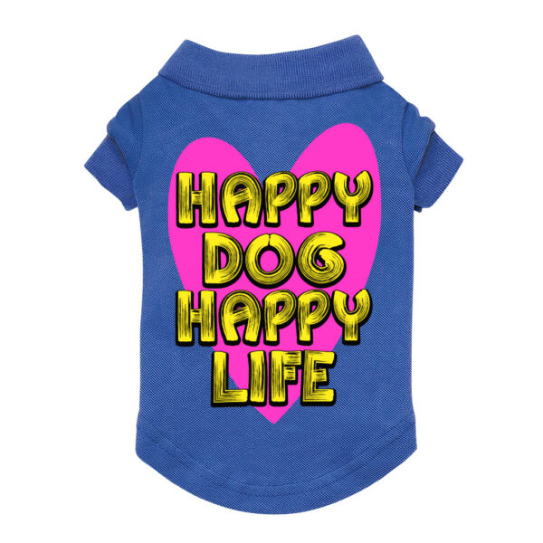 Cheerful Dog Polo Shirt for stylish and happy pups.