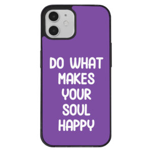 Stylish iPhone 12 Case with motivational quote for daily inspiration.