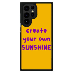 S22 Ultra phone case with sunshine design.