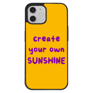 iPhone 12 case with sunshine design.