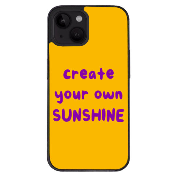 iPhone 14 Pro Max case with sunshine design.