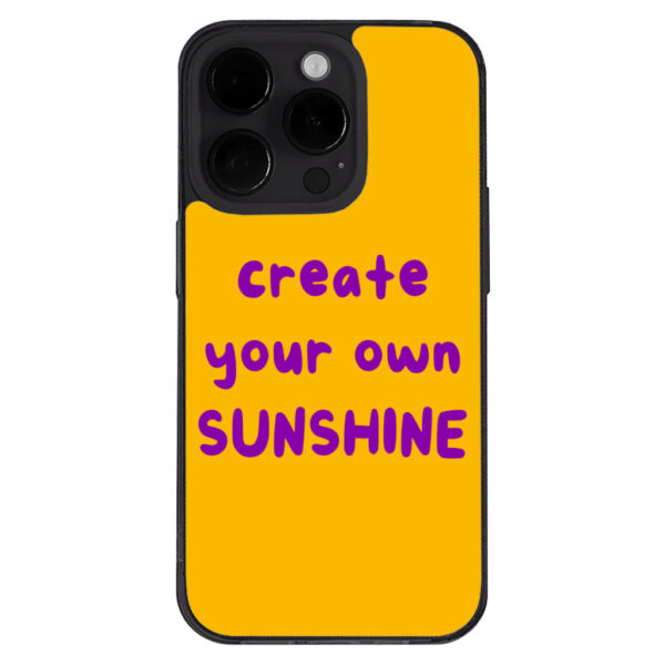 iPhone 14 Pro Max case with sunshine design.