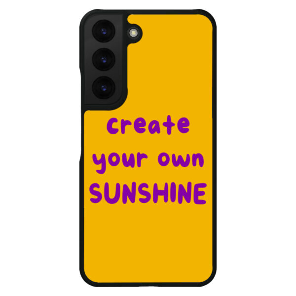 S22 Plus case with sunshine design.