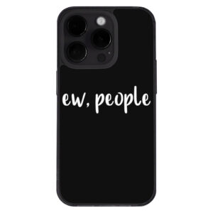 Sarcastic Trendy iPhone 14 Pro Max Case - Black with witty design.