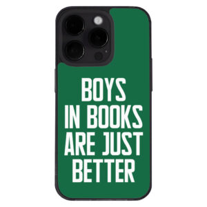 Book Lover iPhone 14 Pro Phone Case - Illustration of books.