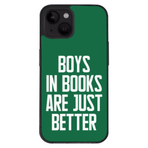 Book Lover iPhone 14 Plus Phone Case - Illustration of books.