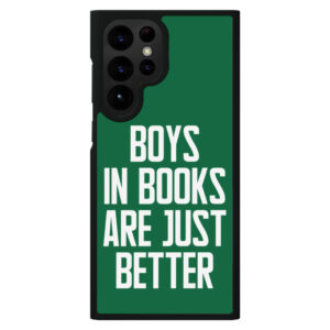 Book Lover Samsung S22 Ultra Phone Case - Illustration of books.