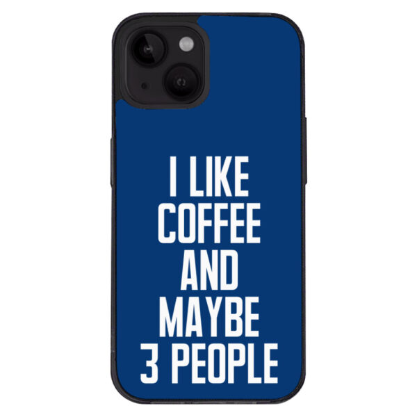 iPhone 14 Case - "I Like Coffee" Design.