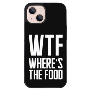 WTF-themed iPhone 13 case design.